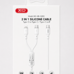 Cable Silicone XO NBQ262 2en1 Type-c/Lightning