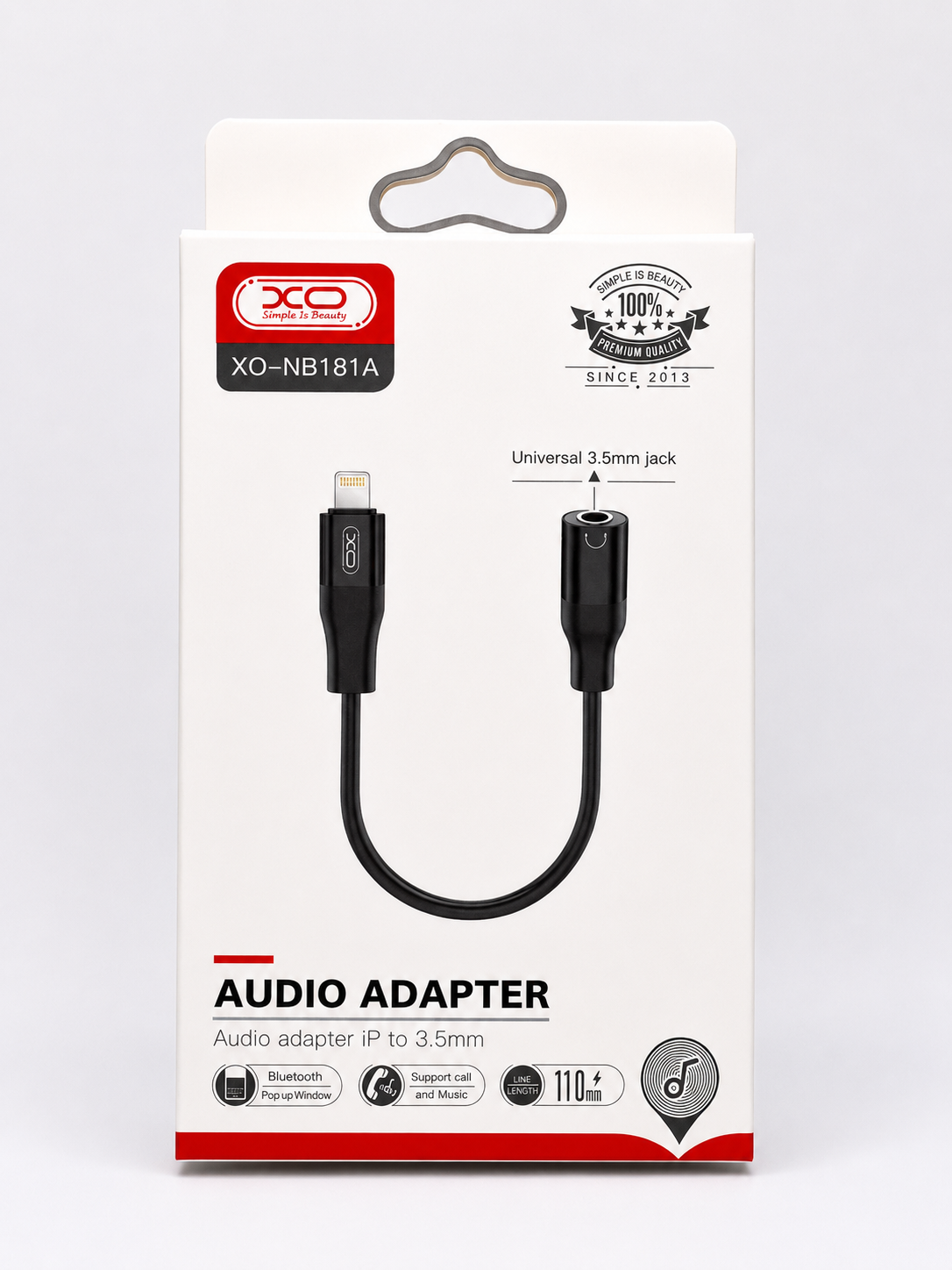 ChatGPT Image 2 juin 2026, 16_49_44 Adaptateur Audio XO NB181A Lightning - Image 1