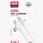 Cable XO NB237 4en1 USB/Type-c To Type-c/Lightning