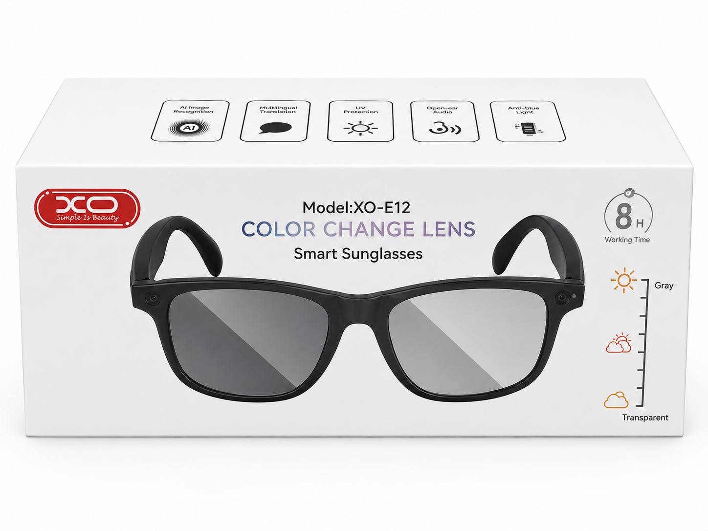 ChatGPT Image 30 mai 2026, 15_11_04 Smart Sunglasses XO E12 - Image 1