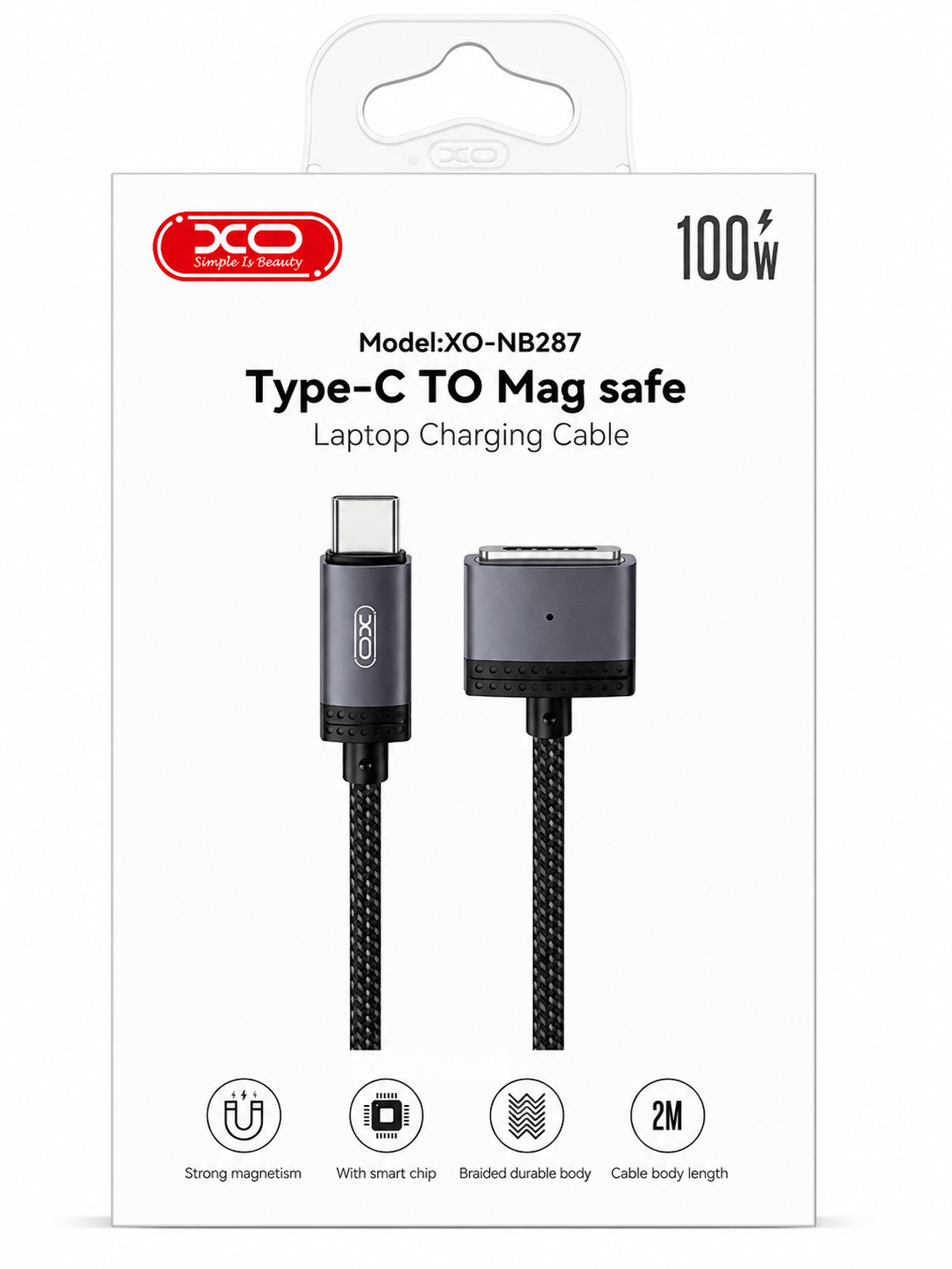 ChatGPT Image 30 mai 2026, 16_35_24 Cable XO NB287 Type-c To Magsafe - Image 1