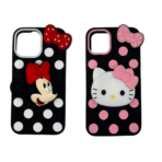 ANTICHOC IPHONE MINNIE MOUSE / HELLO KITTY