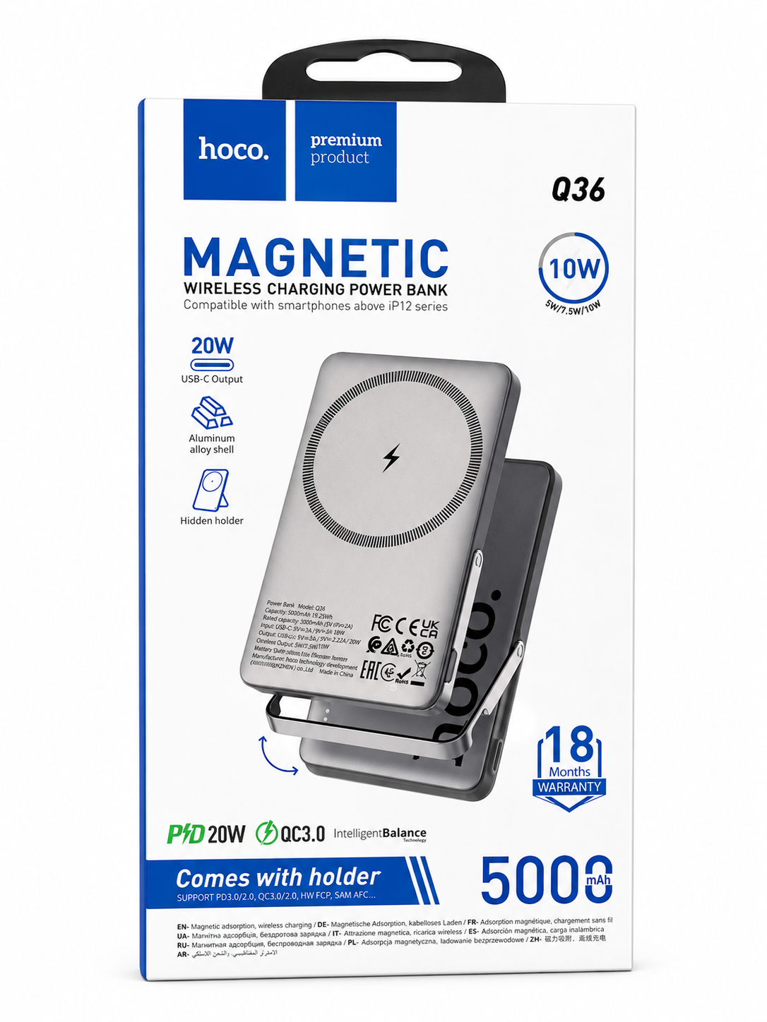 ChatGPT Image 19 juin 2026, 01_03_54 Powerbank Magsafe Hoco Q36 20W - Image 1