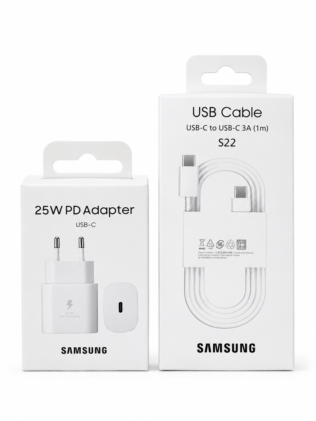 ChatGPT Image 19 juin 2026, 02_13_57 Pack Prise Samsung 25W + Cable Samsung Type-c To Type-c - Image 1