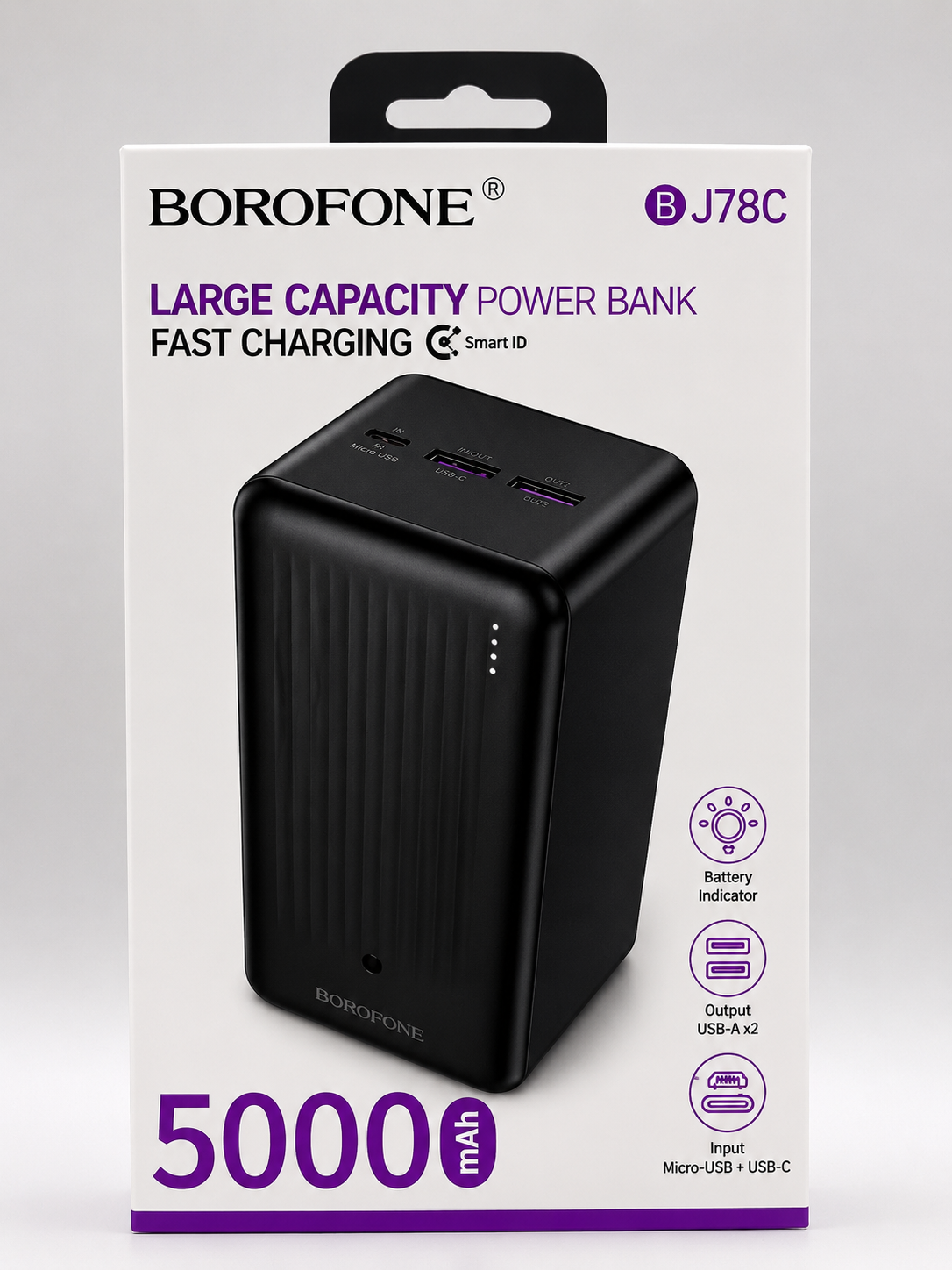 ChatGPT Image 8 juin 2026, 23_06_01 Powerbank Borofone BJ78C 50000mAh - Image 1