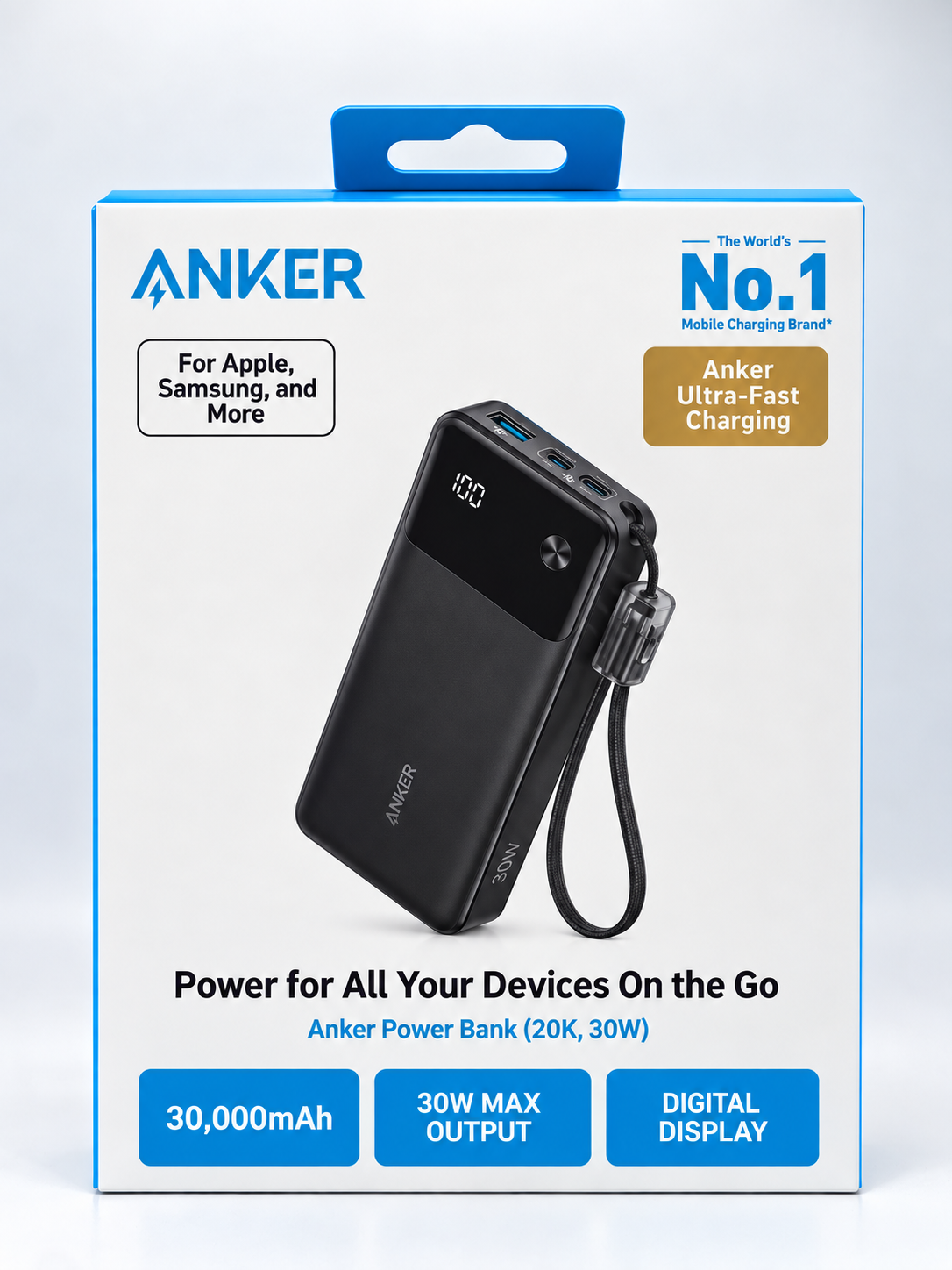 ChatGPT Image 19 sept. 2026, 19_06_17 Powerbank Anker 30000mAh 30W - Image 1