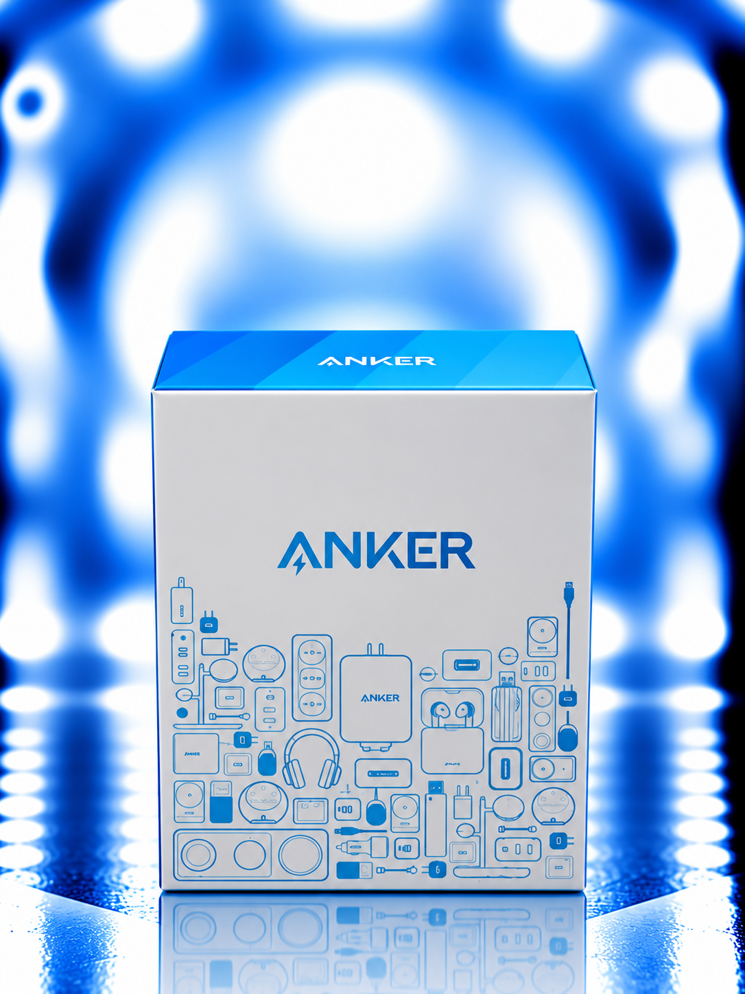 Boîte Anker dans un showroom futuriste Prise Anker 30W - Image 1